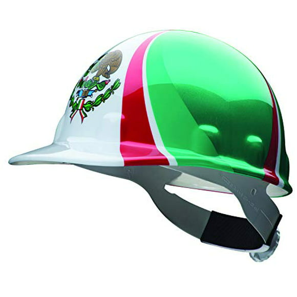 FMX Flame Full Graphic Fibre-Metal by Honeywell Supereight Thermoplastic Cap-Style Hard Hat with 8-Point Ratchet Suspension